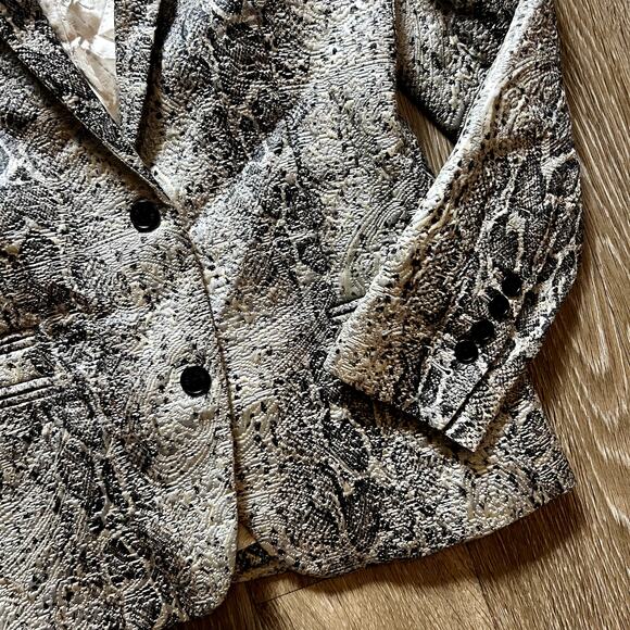 Zadig & Voltaire Deluxe Vedaz Python Blazer 38 small - Picture 4 of 12
